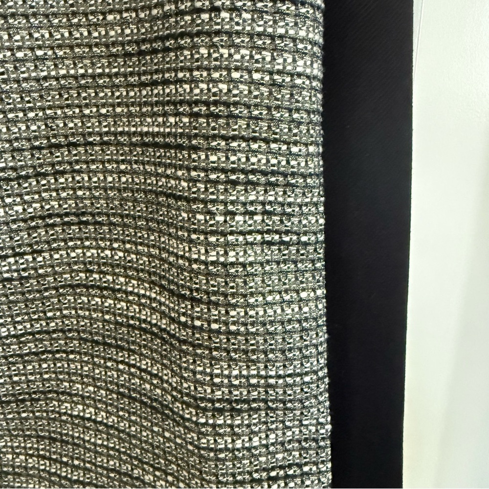 Moulinette Soeurs Anthropologie Black Gray Metallic Tweed Sheath Dress 6P Y2K - Picture 6 of 15